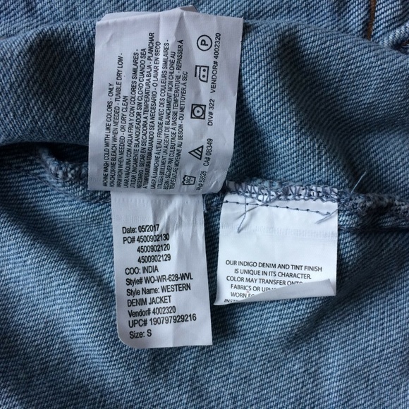 William Rast Blue Zip Up Snap Western Denim Jacket - Picture 7 of 8